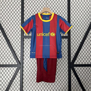 Set di Uniformi da Calcio <span class=keywords><strong>Vintage</strong></span> per Bambini, Edizione Personalizzata, Maglia Unisex a Manica Corta in Poliammide Traspirante ad Asciugatura Rapida - Product Image 3