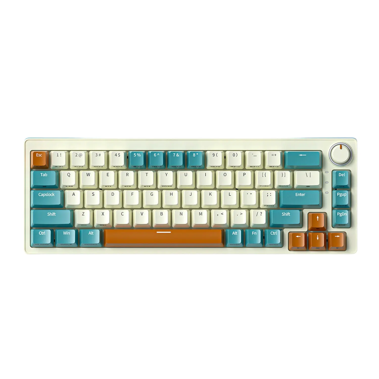 65% clavier mécanique 68 touches remplaçables à chaud Anti-ghosting Mini clavier mécanique de jeu RVB filaire Teclado pour ordinateur