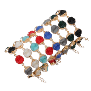 Pulsera Clásica de Cuentas Ajustable Unisex con Conectores Dobles para Aniversario - Product Image 1