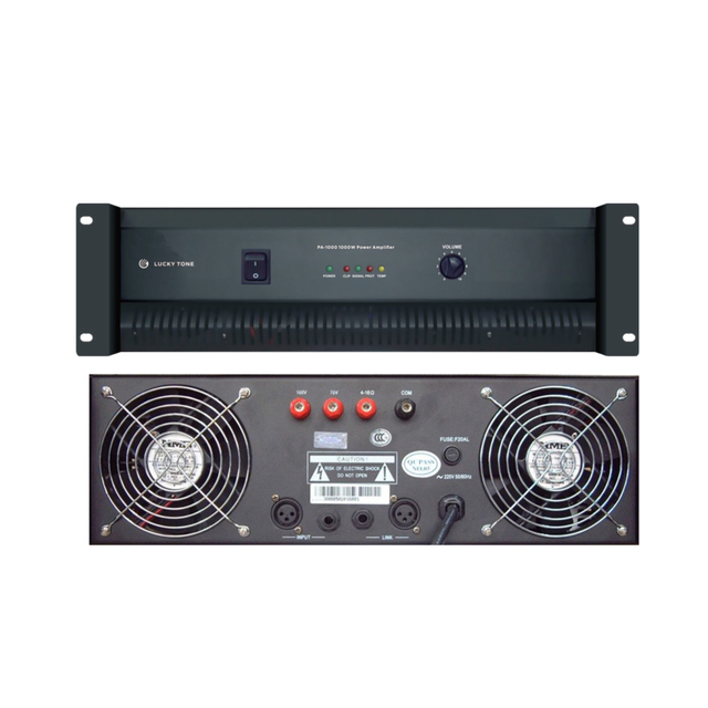 B 1500W Analog Power Amplifiers Booster Audio Power Amplifier with Massive Torrodial Power Transformers