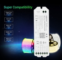WL5 YL5 Tuya Contrôleur de Bande LED Intelligent à 6 Canaux 2.4G Télécommande Google Home Alexa Commande Vocale Wifi Gradateur pour la Maison