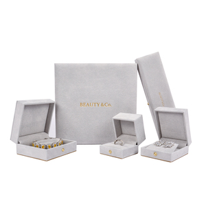Caja de Joyería de Terciopelo con Logotipo Personalizado al por Mayor, Organizador de Anillos en Oferta - Product Image 4