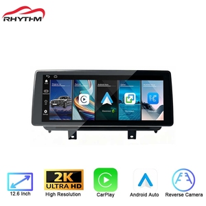 Pantalla QLED para Auto Rhythm de 12.6 Pulgadas, Resolución 2400x900, Reproductor Multimedia con Pantalla Táctil, Actualización para BMW X5 F15 2017-2018 Sistema EVO - Product Image 1