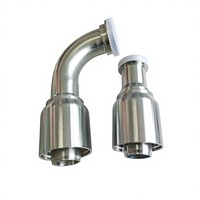 Promotion : Raccord hydraulique réutilisable en acier inoxydable, adaptateur compact Metic pour excavatrice, certifié CE