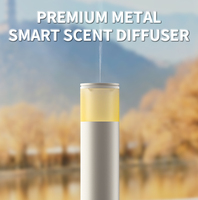 Diffuseur d'arômes électronique sans eau à pulvérisation automatique avec éclairage LED rechargeable et contrôle Wi-Fi double mode pour hôtels