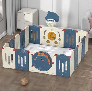 Faltbare Indoor Playfens Sicherheit Kunststoff Baby Zaun Lauf gitter für Baby