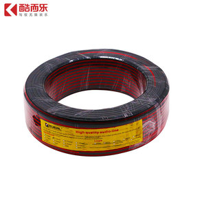 Câble audio pour voiture KUERLE, 0,5 mm, rouge et noir, gaine en PVC, haute performance, pour connexion de signal d'enceinte - Product Image 4