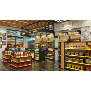 Supermarket Gondola <span class=keywords><strong>Grocery</strong></span> Store Display Racks, Racks For Store Display - Product Image 6