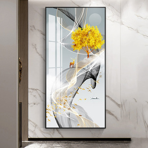 Pittura di porcellana di cristallo astratta Still life decorativa moderna pittura di <span class=keywords><strong>vetro</strong></span> astratta di arte della parete del nastro minimalista pittura - Product Image 6