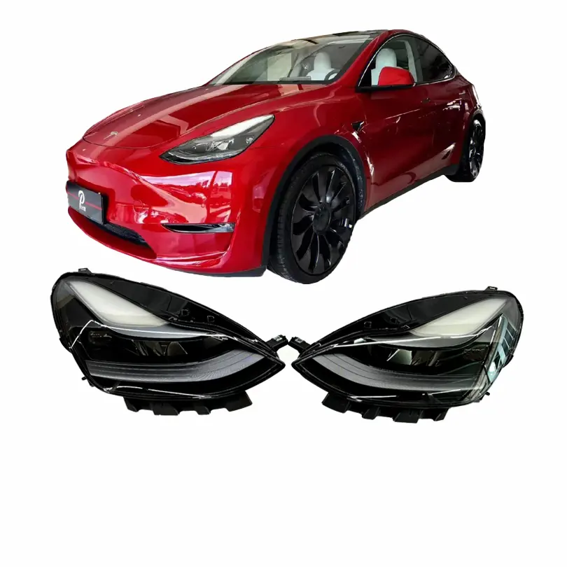 Yüksek kaliteli 1077372-00-k araba aksesuarları araba parçaları Hid Xenon far Led far için Tesla modeli Y 2019 2020