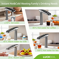 Robinet intelligent de filtration d'eau par osmose inverse électrique de haute qualité, 6 étapes de filtration, autonettoyant, en plastique de qualité alimentaire, pour hôtel