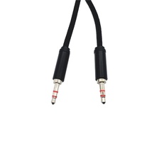 Câble Audio mâle tressé en Nylon à tête métallique, câble auxiliaire stéréo 3.5MM
