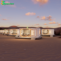 Offre Spéciale Luxe Villa Modulaire Préfabriquée 20ft 40ft pour Chambre d'Hôtes, type Cabane Apple, Boutique Mobile
