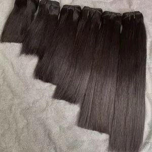 Letsfly Hair Silky Straight Double Drawn Human Hair Bundles Full End 11A Brazilian Raw Virgin Hair Weft Wholesales Free Shipping