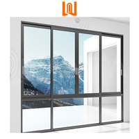 Fenêtres coulissantes à rupture thermique de haute qualité au design moderne fenêtres à double vitrage fenêtres en aluminium