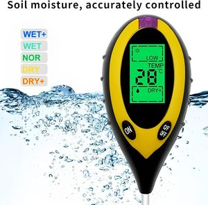 Medidor de temperatura leve pH umidade do solo digital para fazenda jardim incluindo combinação ferramenta OEM personalização Hard Case pacote - Product Image 3