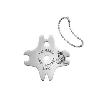 Brosse de nettoyage multifonctionnelle en acier inoxydable pour grille de barbecue Brosse de nettoyage pour grille de barbecue Grands cadeaux - Product Image 2