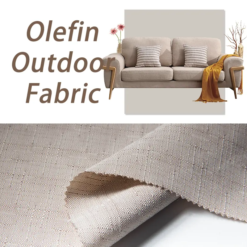 Eco-friendly fabric Solution Dyed Olefin Waterproof Outdoor 100% Olefin Fabric outdoor fabric
