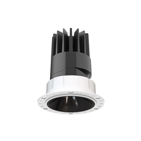 Plafonnier encastré réglable 8W 18W 25W COB sans cadre CCT changeable, downlight LED encastré sans bordure