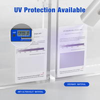 Boîte de protection en acrylique transparente pour cartes TCG VSTAR, 10 paquets, protection UV à 99 %, étanche, pour boosters japonais
