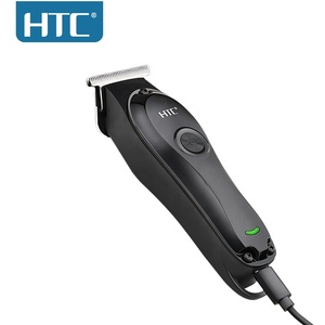 Máquina <span class=keywords><strong>Cortadora</strong></span> y Recortadora <span class=keywords><strong>de</strong></span> <span class=keywords><strong>Pelo</strong></span> HTC AT-118W T9 Recargable con Cuchilla en T <span class=keywords><strong>de</strong></span> <span class=keywords><strong>0</strong></span> <span class=keywords><strong>mm</strong></span> con Batería <span class=keywords><strong>de</strong></span> Litio y Carga USB - Product Image 3