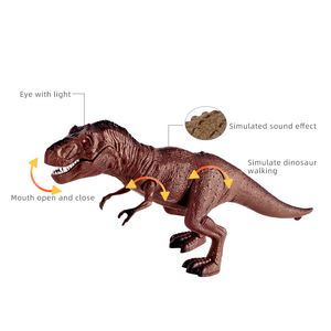 Modèle de dinosaure robot télécommandé rechargeable pour enfants, T-Rex et Triceratops, en plastique, à infrarouge, pour la vente en gros - Product Image 3