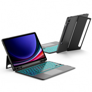 Custodia Magnetica Ultra-Sottile con Controllo Magico e Retroilluminazione RGB per Tablet <span class=keywords><strong>Samsung</strong></span> <span class=keywords><strong>Galaxy</strong></span> <span class=keywords><strong>Tab</strong></span> S10+/S9+/S8+/<span class=keywords><strong>S7</strong></span> FE/Plus - Product Image 2