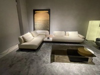 Table basse de salon moderne en marbre naturel, rectangulaire, de luxe, classique, avec plateau en verre, meubles de salon