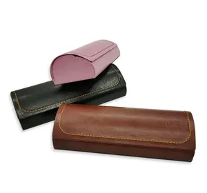 Hot Seller Portable Leather Sunglasses Case Eyeglasses Case