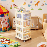 Chariot de rangement pour couches de bébé, en plastique, avec tiroirs mobiles, chariot de rangement roulant pour la chambre d'enfant, la chambre à coucher