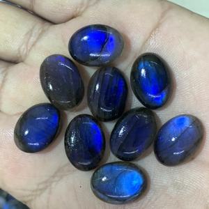 Alta calidad certificada IGI suelta 8mm 20mm cabujón de labradorita Natural Color azul piedra preciosa de forma ovalada para cambio de Color de joyería - Product Image 3