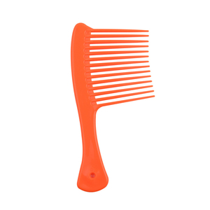 Peines de plástico negros al por mayor para peluquería, peines de dientes anchos para barbería - Product Image 6
