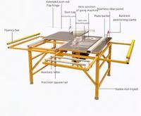 Scie circulaire électrique portative sans poussière pour le travail du bois, machine à découper le MDF, outils SN, scie à table coulissante à double lame