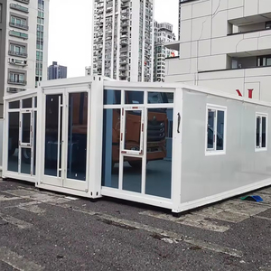 Maison extensible à double aile, conception logistique robuste, structure en acier G550, pour projets de zones de libre échange du Panama - Product Image 1