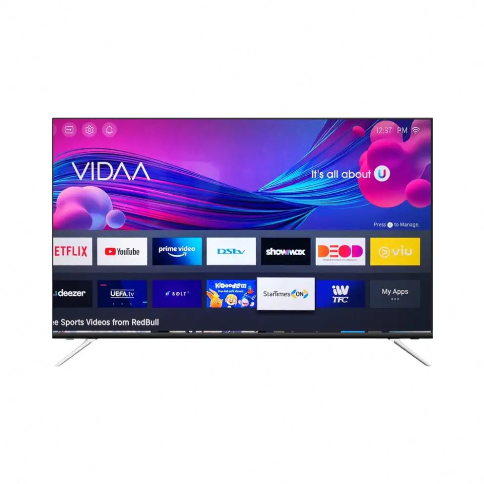 39DE1 Wholesale Flat Screen Television HD 4K Smart 32 43 50 Inch Big Digital Tv ASANO Smart TV