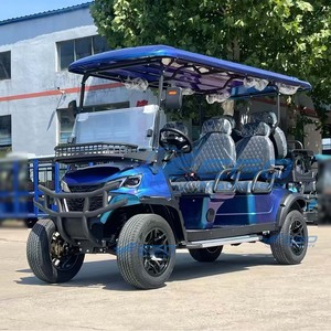 Carritos de Golf Eléctricos de 4 Ruedas de Lujo de la Mejor Calidad, Precios Económicos, Carrito Tipo Buggy en Venta, Carrito de Golf Pequeño Azul - Product Image 2