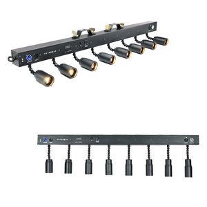 Wireless DMX Led a 8 teste Zoom Focus 3500K bianco caldo per palette da palco ad alta luminosità Disco Bar con Flight Case - Product Image 5