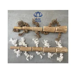 Coffee Wood Dog Chew Bone Shaped Safe Dog Chew for Puppies And Dogs From Vietnam Manufacturer