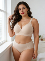 Soutiens-gorge push-up à couvrance totale pour femmes, rembourrés, sans armatures, effet liftant, sans coutures, grandes tailles, différentes bonneteries