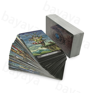 Chất lượng cao tùy chỉnh in ấn tinh tế xã hội tụ họp Tarot thẻ sàn bán buôn giấy nghệ thuật giấy của riêng bạn thiết kế chào đón - Product Image 5