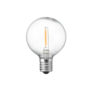 Пластиковая Светодиодная лампа накаливания G16.5 G50 E17 0,7 Вт 110 в 120 в