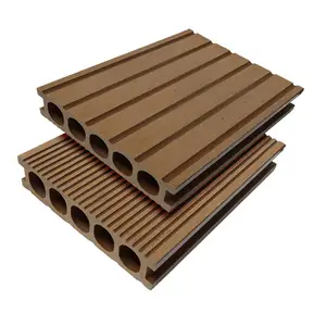 High Quality Waterproof Hollow Solid Wood Plastic Composite WPC Decking Laminate Flooring