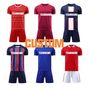 New Custom Jersey Qualität Thai Fußball Trikot Herren Fußball Uniform Set Team Fußball Trikot Fußball tragen