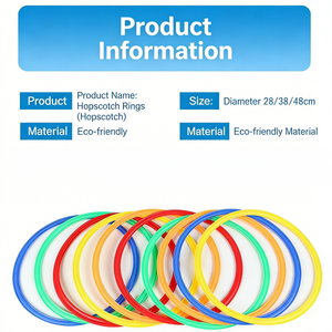 Équipement d'entraînement essentiel : cercles d'agilité et anneaux de saut durables pour les entraîneurs sportifs et de fitness pour jeunes - Product Image 5