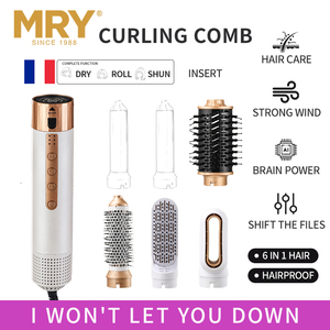 MRY-Fer à friser chauffant PTC, peigne lissant, fer à friser, brosse à air chaud, fer à friser - Product Image 6