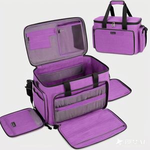 BSCI Factory Detachable Rolling <b>Sewing</b> Machine <b>Sewing</b> Machine Trolley <b>Bag</b> on Wheels - Product Image 1