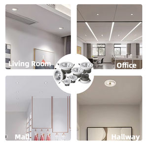 Fabricant de Zhongshan OKELI 7w 12w 18w Lumière Intérieure Commerciale Boîtier en Aluminium Plafond LED Encastré COB LED Downlights - Product Image 5