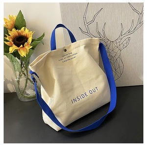 Commercio all'ingrosso Eco Friendly grande Crossbody in cotone naturale Tote <span class=keywords><strong>Bag</strong></span> in tela con spalla singola con Logo personalizzato - Product Image 4