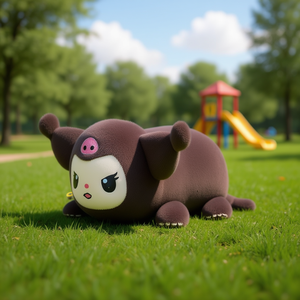 HKE Kapibala 20CM Giocattolo Gonfiabile in PVC Flip Kulomi a Forma di Orso e Cavallo per Bambini, per Giochi all'Aperto - Product Image 2