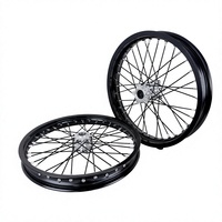 Ensemble de roues Supermoto KYZ E-Ride Pro SS 3.0 SR 17 pouces, moyeux en aluminium CNC, jantes à rayons 17x1.6 17x2.15, pour vélo électrique sur route Sur-Ron Talaria